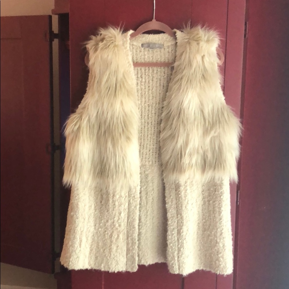 Guess Fur & Knit Vest